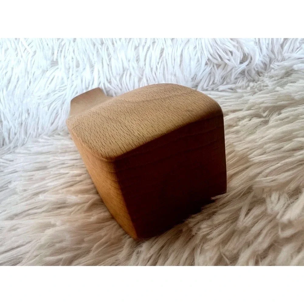 Sculptural Wooden‎ Bud Vase Minimalist Mod Decor MCM Inspired Wood Scandinavian